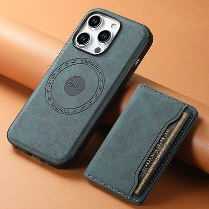 ZENTOOL™ iPhone 17 Leather Wallet Card Holder with MagSafe Magnet