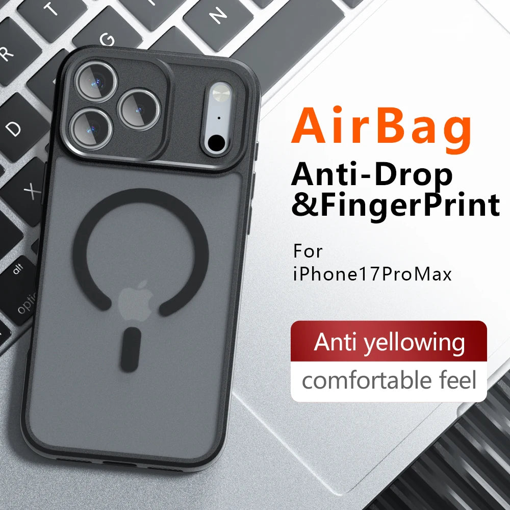 ZENTOOL™ Magsafe Magnetic Wireless Charging Matte Back Cover