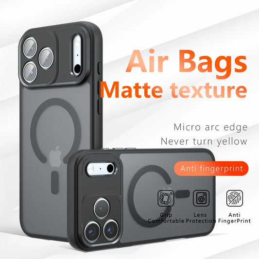 ZENTOOL™ Magsafe Magnetic Wireless Charging Matte Back Cover