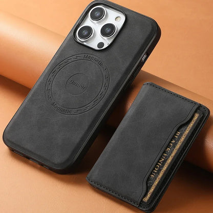 ZENTOOL™ iPhone 17 Leather Wallet Card Holder with MagSafe Magnet
